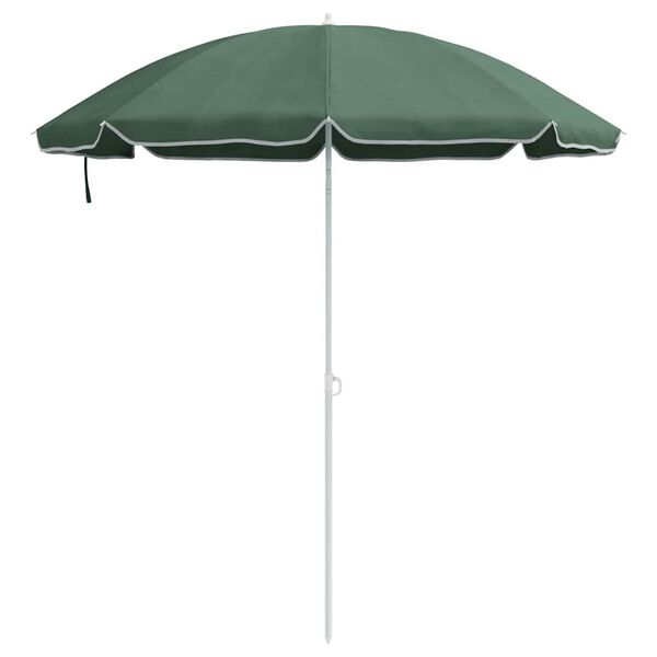 vidaXL Umbrella Green 161 x 161 x 193 cm Polyester
