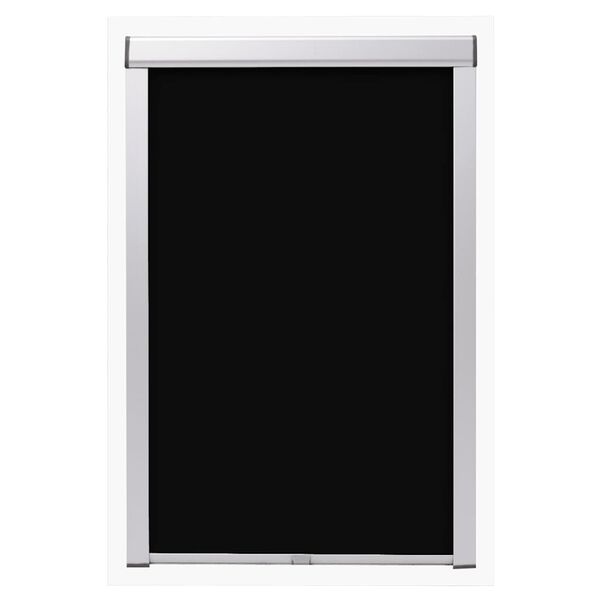 vidaXL Blackout Roller Blinds Black M06/306