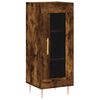 vidaXL Sideboard Smoked Oak 34.5x34x90 cm Engineered Wood