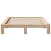 vidaXL Bed Frame without Mattress 150x200 cm King Size Solid Wood Pine