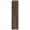 vidaXL Radiator Cover Brown Oak 149x20x82 cm Engineered Wood