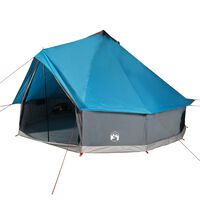 vidaXL Family Tent Tipi 8-Person Blue Waterproof