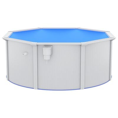 vidaXL Swimming Pool with Safety Ladder 300x120 cm