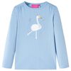 Kids' T-shirt with Long Sleeves Light Blue 104