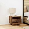 vidaXL Bedside Cabinet 2 pcs Old Wood 40 x 39 x 37 cm Engineered Wood