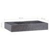 vidaXL Sink Black 58x39x10 cm Marble
