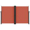 vidaXL Retractable Side Awning Terracotta 160x1000 cm