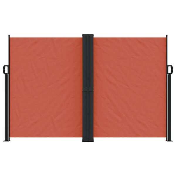 vidaXL Retractable Side Awning Terracotta 160x1000 cm