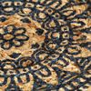 vidaXL Placemats 6 pcs Dark Blue 38 cm Round Jute