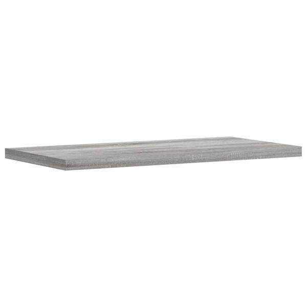 vidaXL Wall Shelves 4 pcs Grey Sonoma 40x20x1.5 cm Engineered Wood