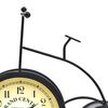 vidaXL Garden Wall Clock with Thermometer Bicycle Vintage