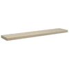 vidaXL Floating Wall Shelves 2 pcs Oak 120x23.5x3.8 cm MDF