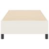 vidaXL Platform Bed Frame Cream 90 x 200 cm Fabric