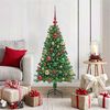 vidaXL Artificial Christmas Tree with 150 LEDs with Stand Green 120 cm
