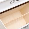 vidaXL Shoe Cabinet White 50x28x58 cm Paulownia Wood