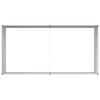vidaXL Garden Raised Bed 195 x 100 x 68 cm Galvanised Steel