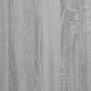 vidaXL Bookcase Grey Sonoma 102x28x172 cm Engineered Wood