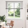 vidaXL Window Blind with Curtains Manual Silver Aluminium