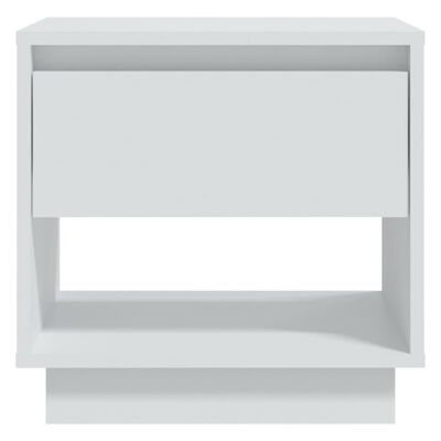 vidaXL Bedside Cabinets 2 pcs White 45x34x44 cm Engineered Wood