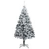 vidaXL Artificial Pre-lit Christmas Tree with Stand Green 400 cm PVC