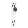 vidaXL Wall-Mounted Coat Rack White 20 x 1.5 x 100 cm Engineered wood