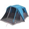 vidaXL Family Tent with Porch 6-Person Blue Waterproof