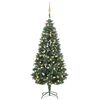vidaXL Artificial Pre-lit Christmas Tree with Ball Set 180 cm