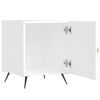 vidaXL Bedside Cabinets 2 pcs High Gloss White 40x40x50 cm Engineered Wood
