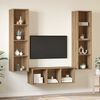 vidaXL TV Cabinet Set Wall-mounted 3 pcs Artisan Oak Engineered Wood