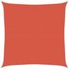 vidaXL Sunshade Sail 160 g/m&sup2; Terracotta 6x6 m HDPE