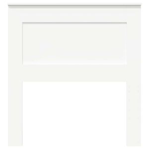 vidaXL Headboard with Headboard White 75 cm Engineered Wood