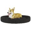 vidaXL Dog Bed Black 70x55x23 cm Plush
