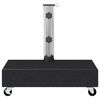 vidaXL Umbrella Base Black 45x25x8 cm Granite