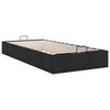 vidaXL Ottoman Bed Frame without Mattress Black Single Fabric