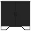 vidaXL Sideboard Black 78x35.5x74.5 cm Engineered Wood