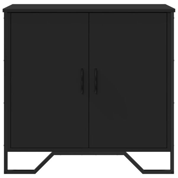 vidaXL Sideboard Black 78x35.5x74.5 cm Engineered Wood