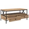 vidaXL Coffee Table Artisan oak 100 x 51 x 45 cm Engineered wood