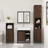 vidaXL Bathroom Sink Cabinet Brown Oak 65x33x60 cm Engineered Wood