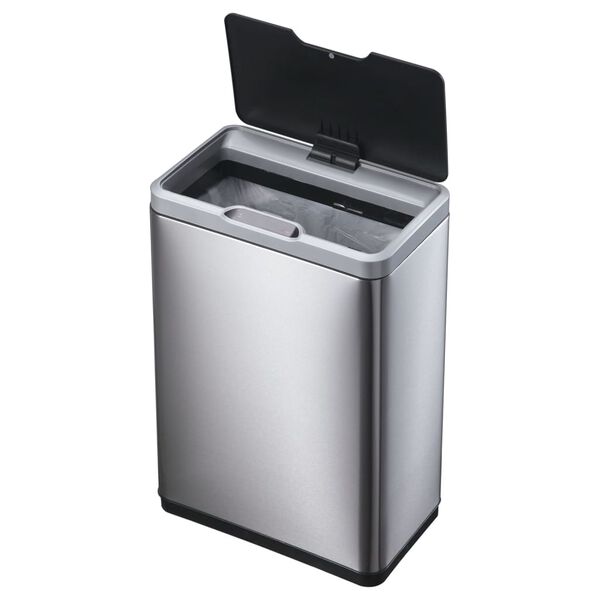 EKO Sensor Bin Mirage 45 L Matte Silver