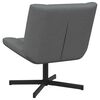 vidaXL Swivel Chair Dark Grey 63 x 75 x 76 cm Fabric