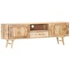 vidaXL TV Cabinet 140x30x45 cm Solid Mango Wood