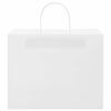 vidaXL Paper Bags 50 pcs with Handles White 32x22x24 cm