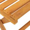 vidaXL Folding Garden Bench Brown 80 x 42 x 85 cm Solid acacia wood