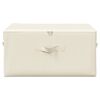 vidaXL Storage Boxes 2 pcs Fabric 43x34x23 cm Cream