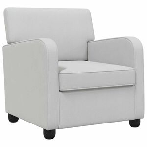 vidaXL Armchair Light Grey Velvet