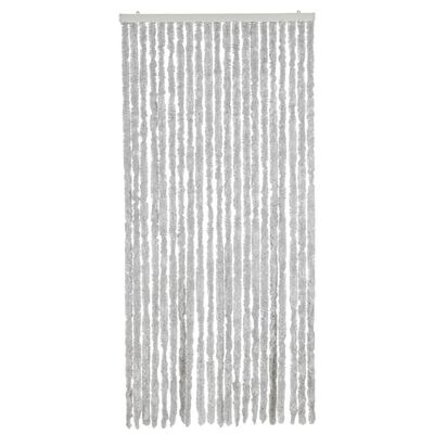vidaXL Fly Curtain Grey 56x200 cm Chenille