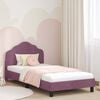 vidaXL Children's Bed Frame with Headboard Purple 80 x 200 cm Velvet
