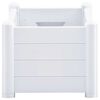 vidaXL Garden Raised Bed PP White 100x43x35 cm
