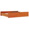 vidaXL Bed Drawers 2 pcs Wax Brown Solid Wood Pine