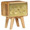 vidaXL Nightstand Solid Mango Wood 40x30x49 cm